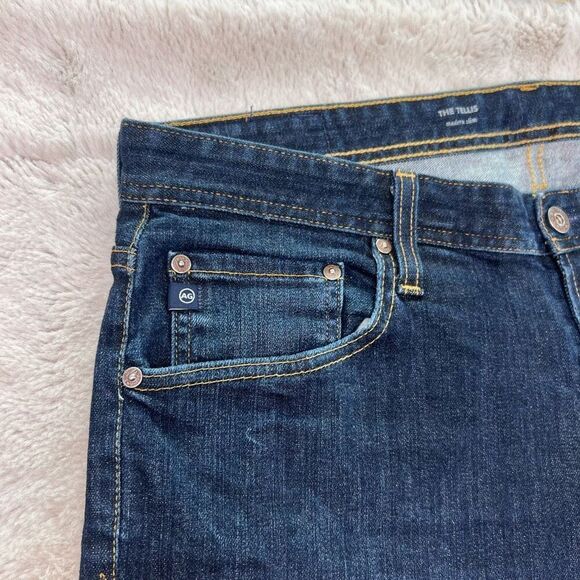 AG Adriano Goldschmied Tellis Jeans Mens 36x28 Hemmed Modern Slim Stretch Denim - Picture 3 of 9